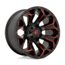 Колесный диск Fuel Off Road Assault Matte Black Milled With Red Tint 20x12 ET-43 D78720202647