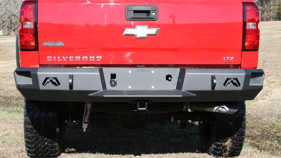 Fab Fours CS14-W3151-1 Premium Rear Bumper GMC Sierra 1500 14-18