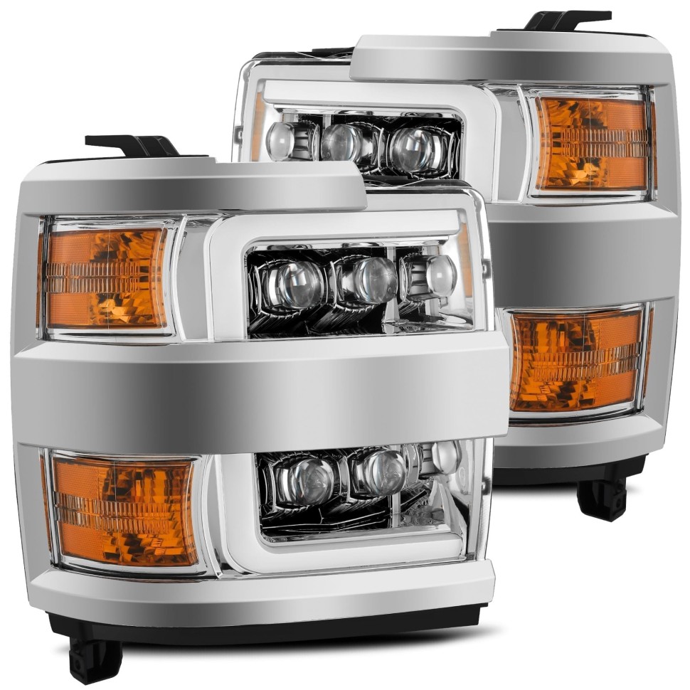 Комплект передних Led фар Chevrolet Silverado 2500/3500 15-19 NOVA-Series AlphaRex 880228