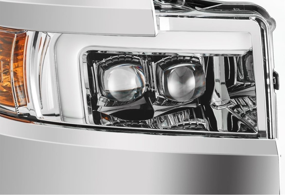 Комплект передних Led фар Chevrolet Silverado 2500/3500 15-19 NOVA-Series AlphaRex 880228
