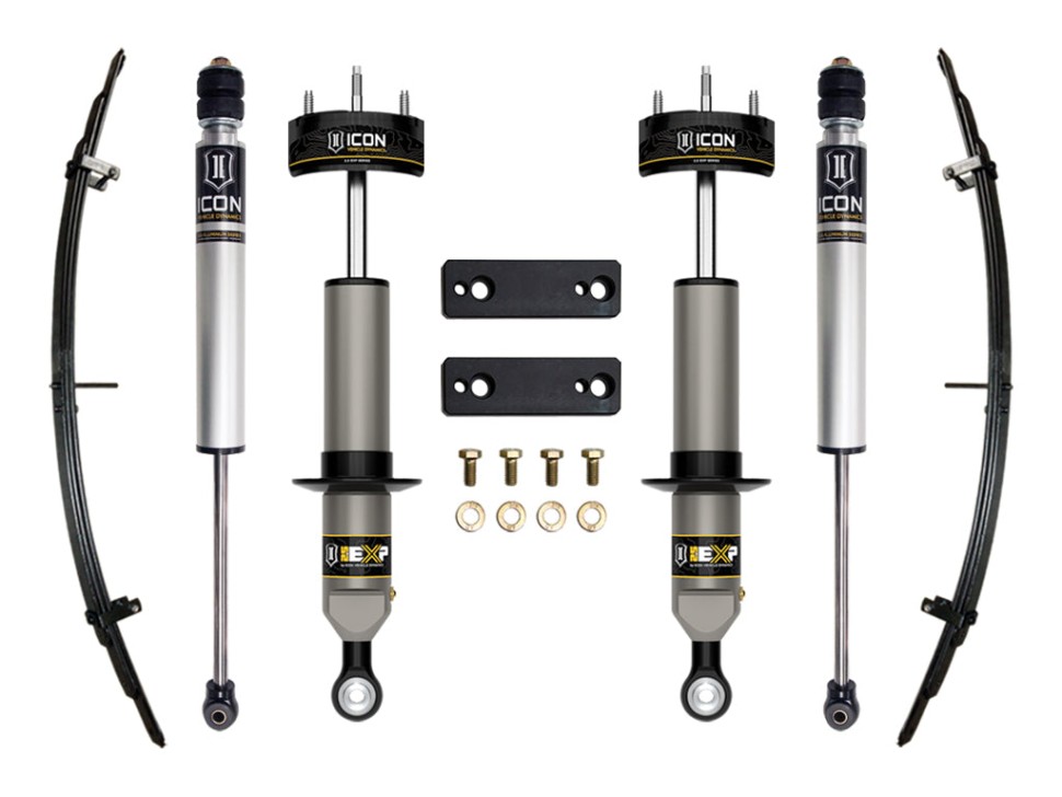 Icon Vehicle Dynamics K53221 Stage 2 EXP Suspension Lift Kit Lift 0-2" Toyota Tacoma 05-23