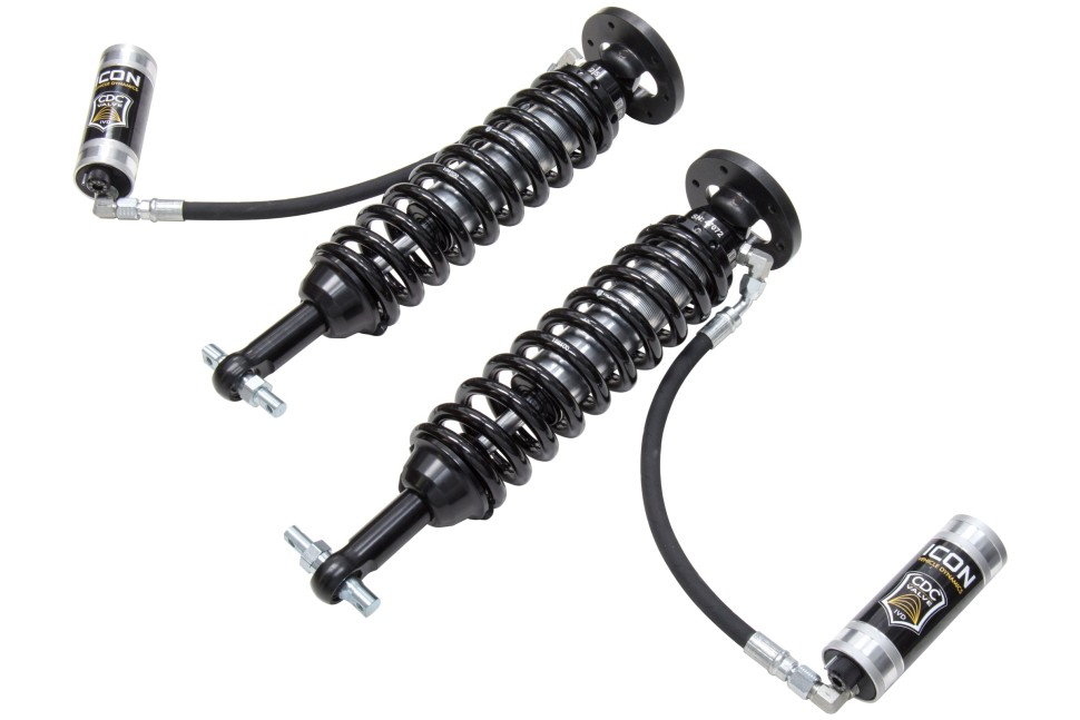 Icon Vehicle Dynamics 91815C 2.5 VS Remote Reservoir CDCV Front Coilover Reservoir Adjustable Shock Lift 1.75-2.63" Ford F-150 14-14 Pair