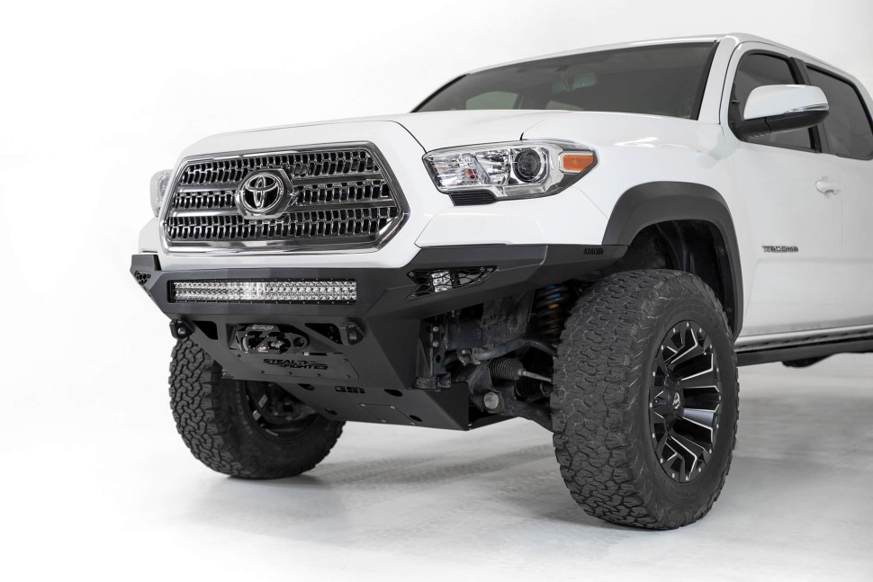 Передний бампер под лебёдку Toyota Tacoma 16-23 Addictive Desert Designs F681202200103