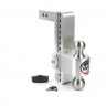 Weigh Safe LTB10-2 Drop Hitch 180 Adjustable 10" With 2" Shank And Stainless Steel Ball