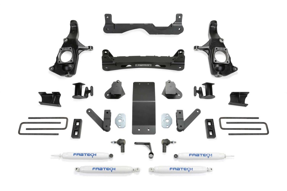 Лифт комплект подвески Chevrolet Silverado/GMC Sierra 2500 11-19 Lift 4" Fabtech K1123