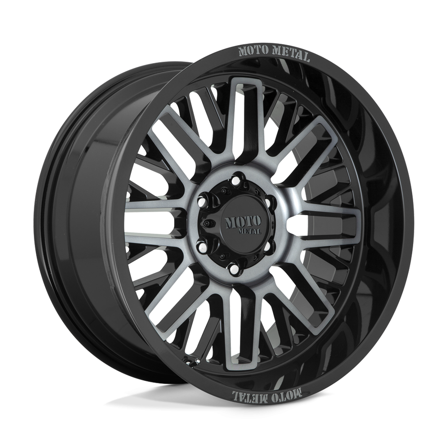 Колесный диск Moto Metal MO802 Gloss Black Machined W/Gray Tint 20x10 ET-18 MO80221080418N