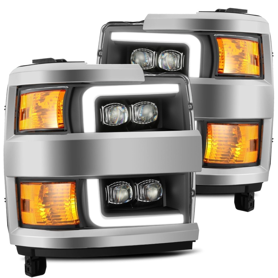 Комплект передних Led фар Chevrolet Silverado 2500/3500 15-19 NOVA-Series AlphaRex 880227