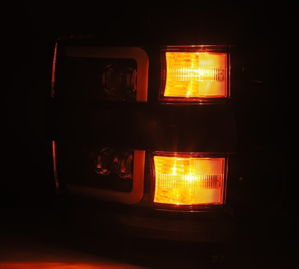 Комплект передних Led фар Chevrolet Silverado 2500/3500 15-19 NOVA-Series AlphaRex 880227