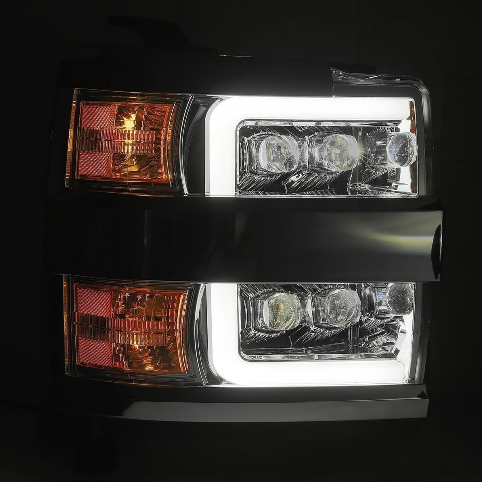 Комплект передних Led фар Chevrolet Silverado 2500/3500 15-19 NOVA-Series AlphaRex 880227