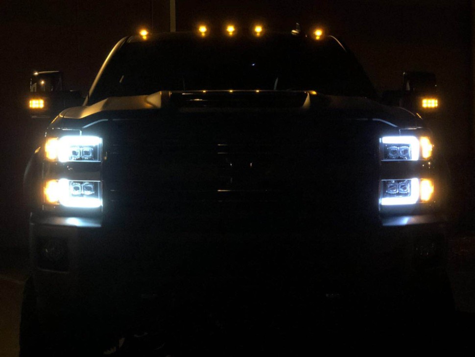 Комплект передних Led фар Chevrolet Silverado 2500/3500 15-19 NOVA-Series AlphaRex 880227