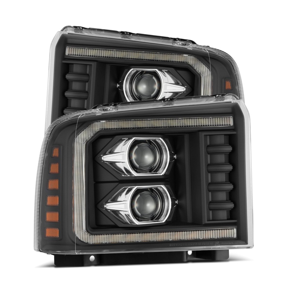 Комплект передних галогеновых фар Ford F-250/F-350/F-450/F-550/Excursion 05-07 PRO-Series AlphaRex 880315