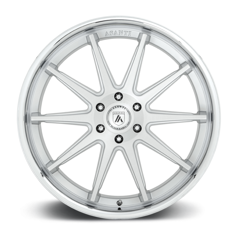 Колесный диск Asanti Wheels Emperor Brushed Silver W/Chrome Lip 22x10 ET+30 ABL29-22105230SL