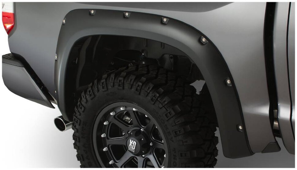 Bushwacker 30040-02 Pocket Style Fender Flares Set 2PC Rear Toyota Tundra 14-21