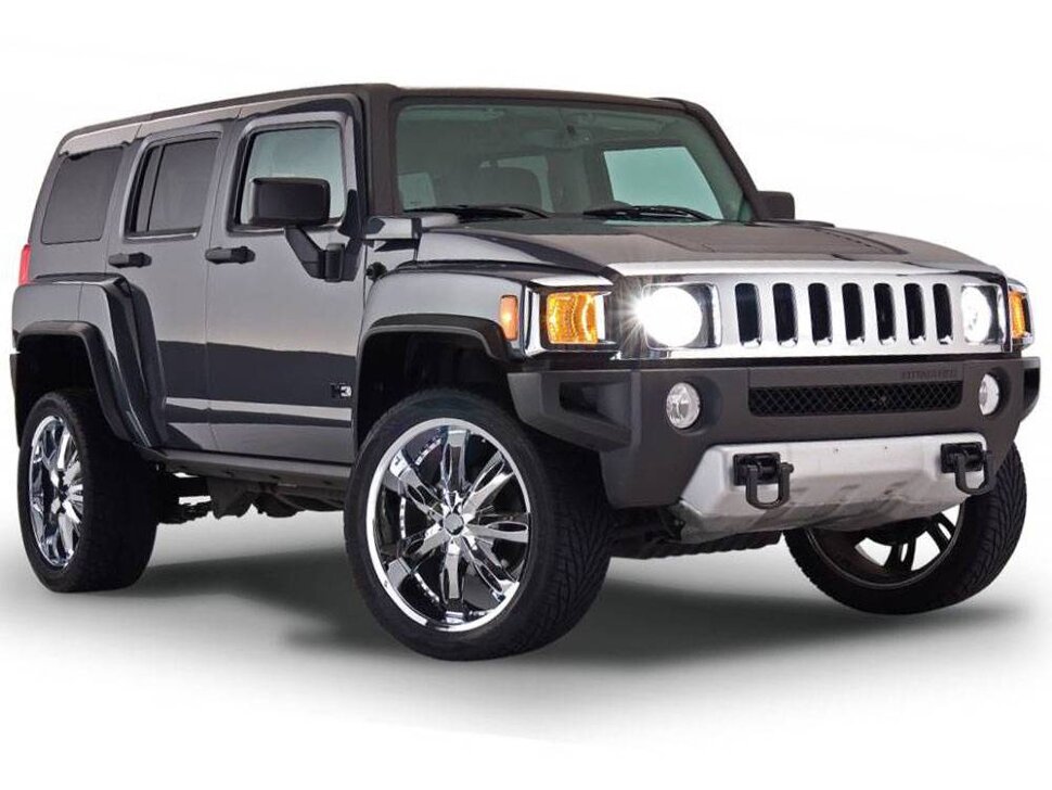 Bushwacker 150900-02 OE Fender Flares Set 4 PC Hummer H3 06-10