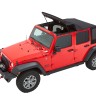 Bestop 5685335 Trektop Soft Top Jeep Wrangler JK 07-18 4 Door (Black Diamond)