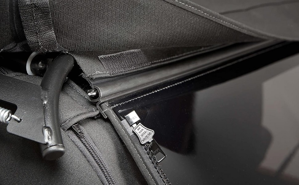 Bestop 5685335 Trektop Soft Top Jeep Wrangler JK 07-18 4 Door (Black Diamond)