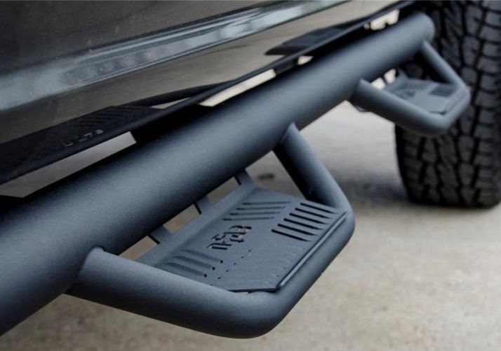 N-FAB HPF1777QC-TX Podium LG & SS Steps Ford F-150/F-250/F-350 15-22 SuperCab