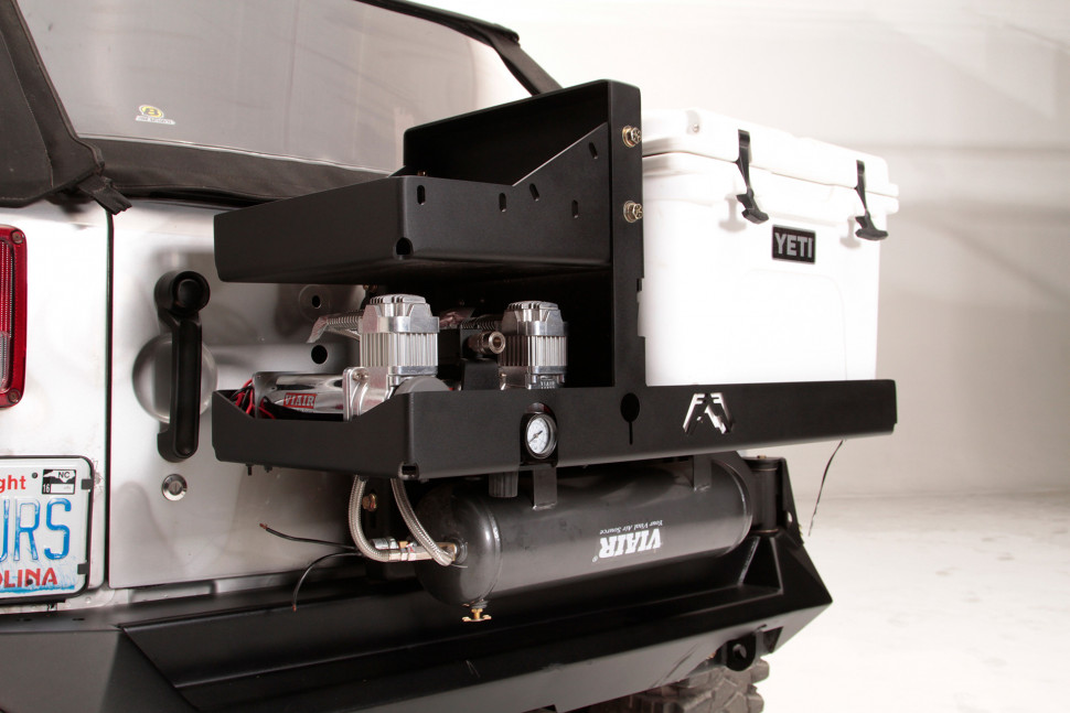 Fab Fours JK2040 Air Compressor/Yeti Mount Jeep Wrangler JK 07-18