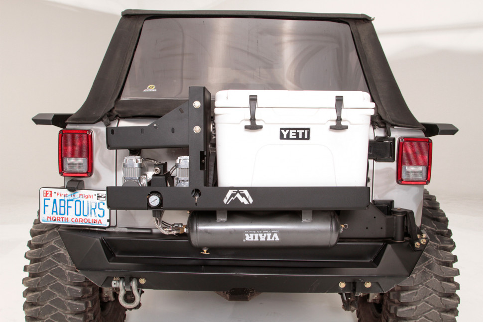 Fab Fours JK2040 Air Compressor/Yeti Mount Jeep Wrangler JK 07-18