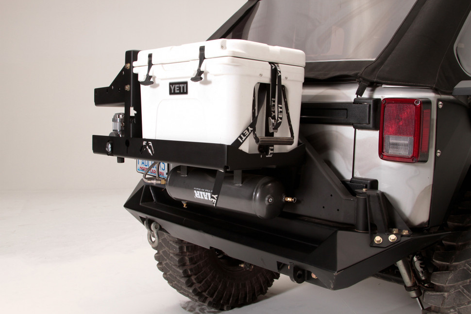 Fab Fours JK2040 Air Compressor/Yeti Mount Jeep Wrangler JK 07-18