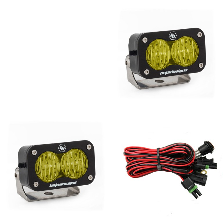 Baja Designs 487815 S2 Pro 2.93"x1.68" Wide Led Off-Road Light Pair