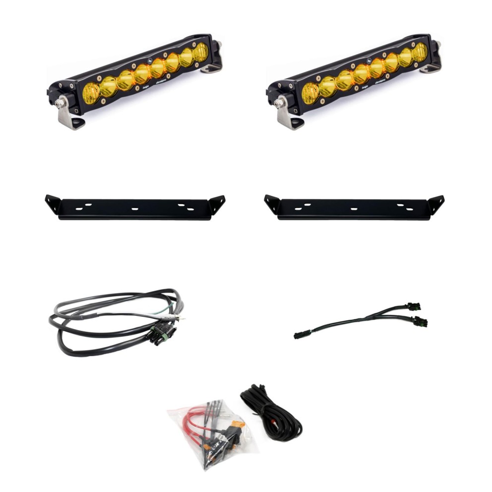 Комплект світлодіодної Led балки в решітку Ford F-150 21-23 Raptor S8 Baja Designs 448066