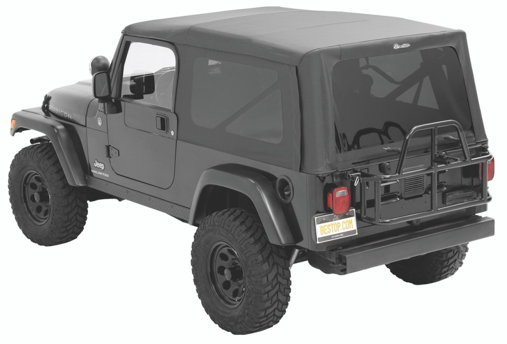 Мягкая крыша Supertop Soft Top Black Diamond Jeep Wrangler TJ 04-06 Unlimited Bestop 5472135