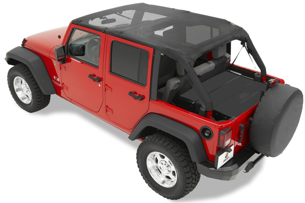 Safari Bikini Top Mesh Jeep Wrangler JK 07-09 4 Door Bestop 5258111