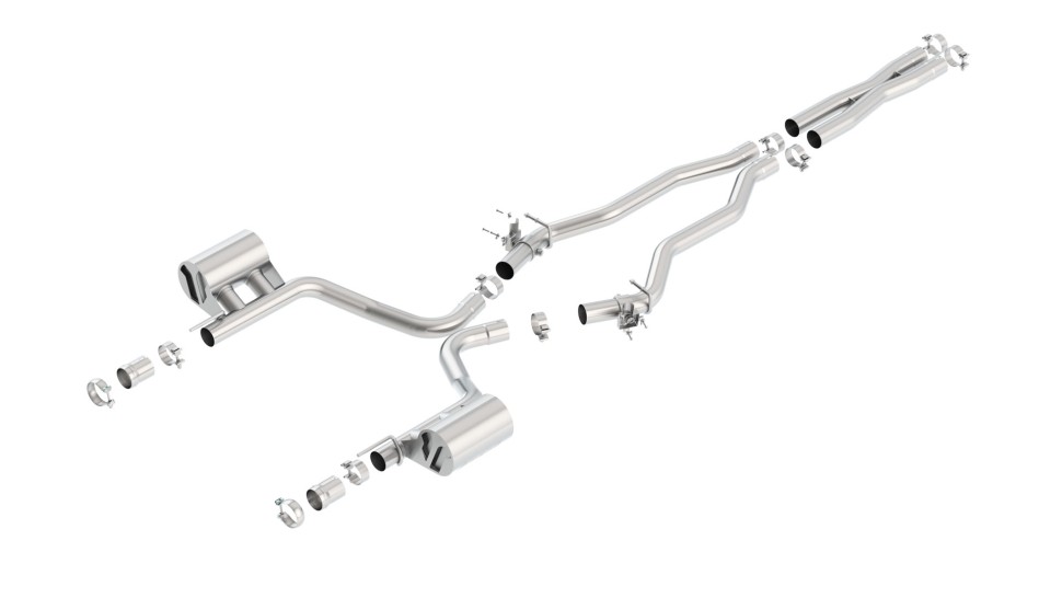 Выхлопная система Cat-Back Dodge Challenger 15-23 Atak Borla 140641