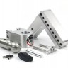 Weigh Safe CTB10-2 Drop Hitch 180 Adjustable 10" With 2" Shank And Chrome Plated Steel Ball