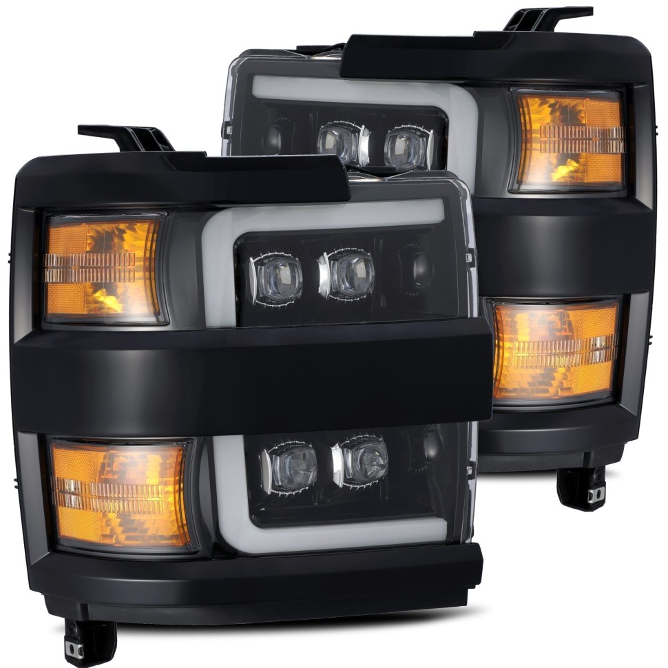 Комплект передних Led фар Chevrolet Silverado 2500/3500 15-19 NOVA-Series AlphaRex 880229