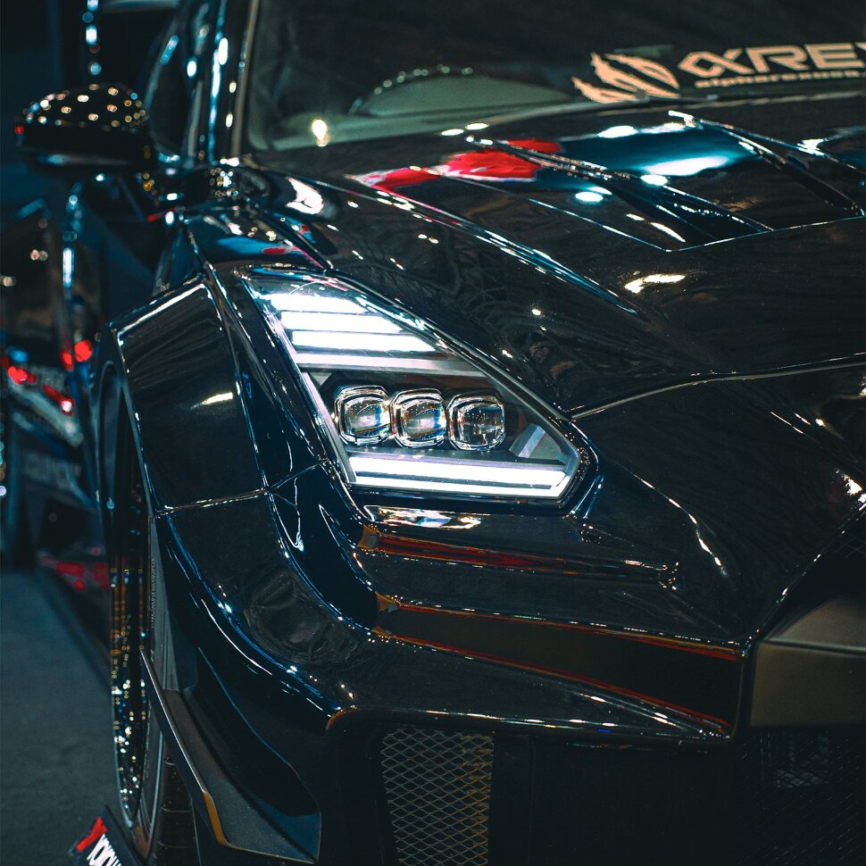 Комплект передніх Led фар Nissan GT-R 09-25 NOVA-Series AlphaRex 880360
