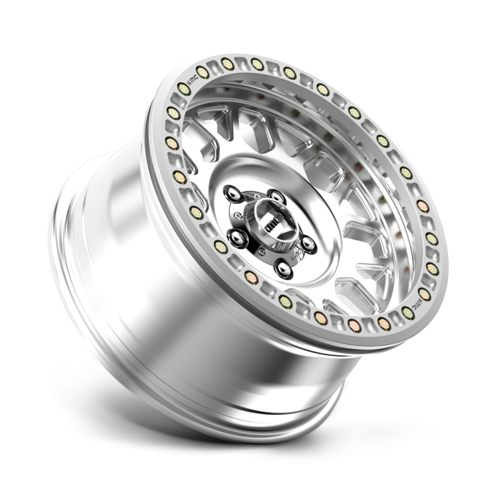 Колесный диск KMC Wheels Grenade Desert Beadlock Machined 17x8.5 ET KM23478591500