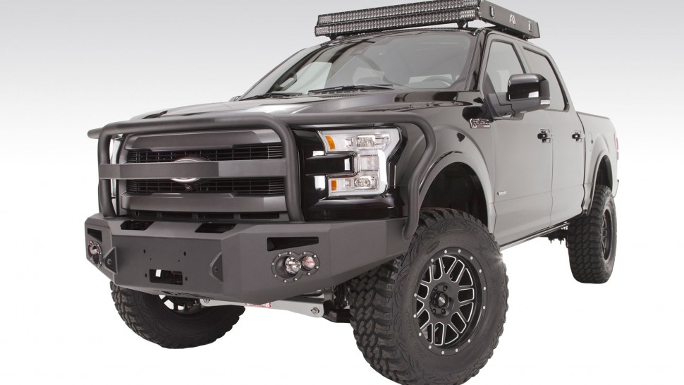 Fab Fours FF15-H3250-1 Premium Front Bumper With Full Guard Ford F-150 15-17
