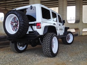 Хвіртка запасного колеса Jeep Wrangler JK 07-18 Fab Fours JP-Y1251T-1