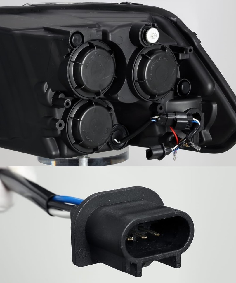 Комплект передних Led фар Dodge Ram 1500/2500/3500/4500/5500 09-18 LUXX-Series AlphaRex 880539