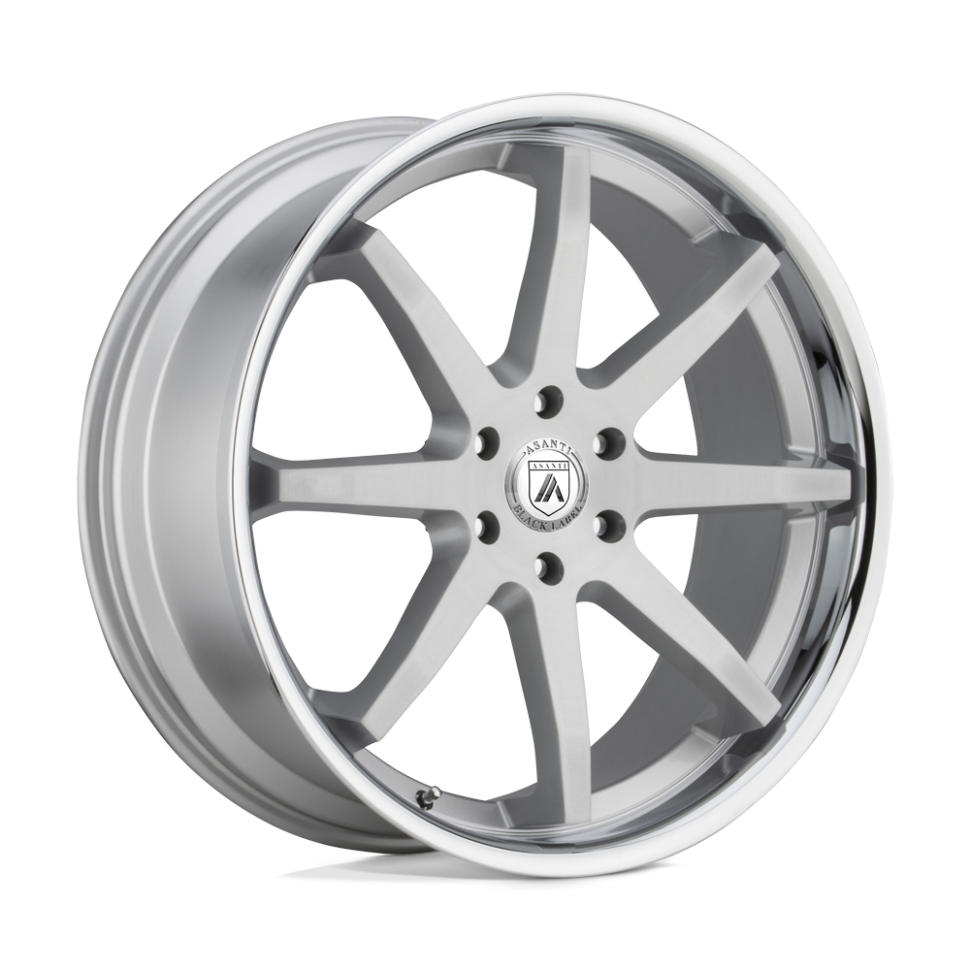 Колесный диск Asanti Wheels Kaiser Brushed Silver W/Chrome Lip 20x9 ET+30 ABL32-29050430