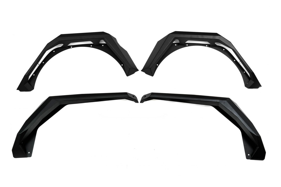Расширители колесных арок Jeep Wrangler JL 18-25 к-кт 4 шт. Armor DV8 Offroad FDJL-09