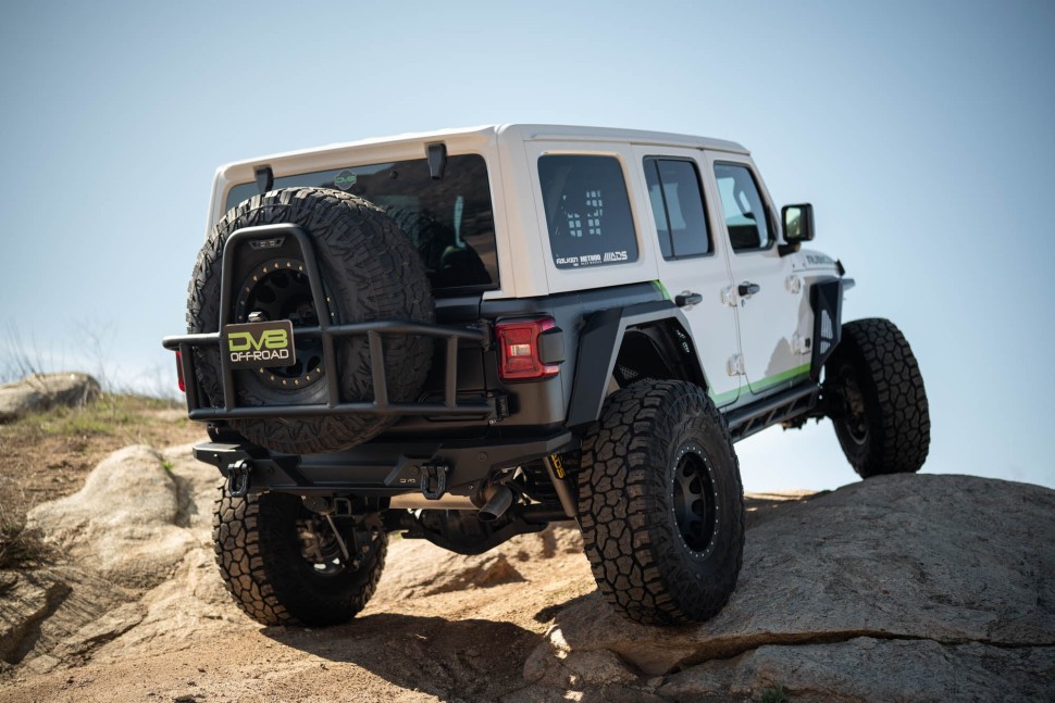 Расширители колесных арок Jeep Wrangler JL 18-25 к-кт 4 шт. Armor DV8 Offroad FDJL-09