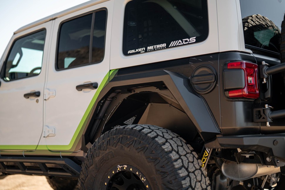Расширители колесных арок Jeep Wrangler JL 18-25 к-кт 4 шт. Armor DV8 Offroad FDJL-09