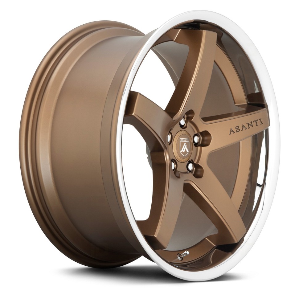 Колесный диск Asanti Wheels Regal Satin Bronze W/Chrome Lip 20x10.5 ET+38 ABL31-20055238BR