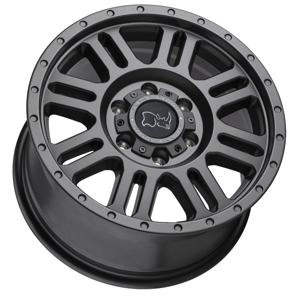 Black Rhino 1880YWN485130G78 Yellowstone Wheel Matte Gunmetal 18x8 +48