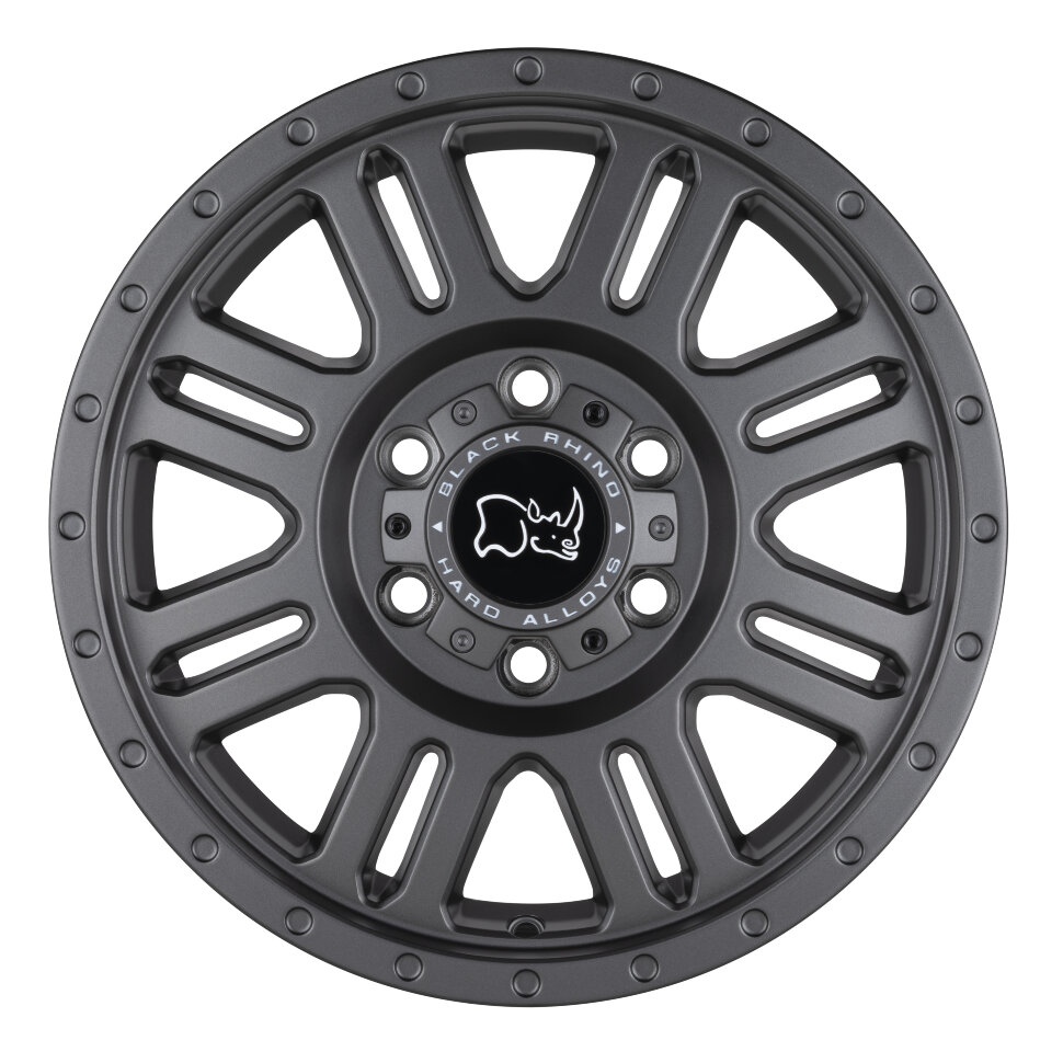 Black Rhino 1880YWN485130G78 Yellowstone Wheel Matte Gunmetal 18x8 +48