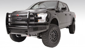 Передний бампер с защитной дугой Black Steel Ford F-150 15-17 Fab Fours FF15-K3250-1
