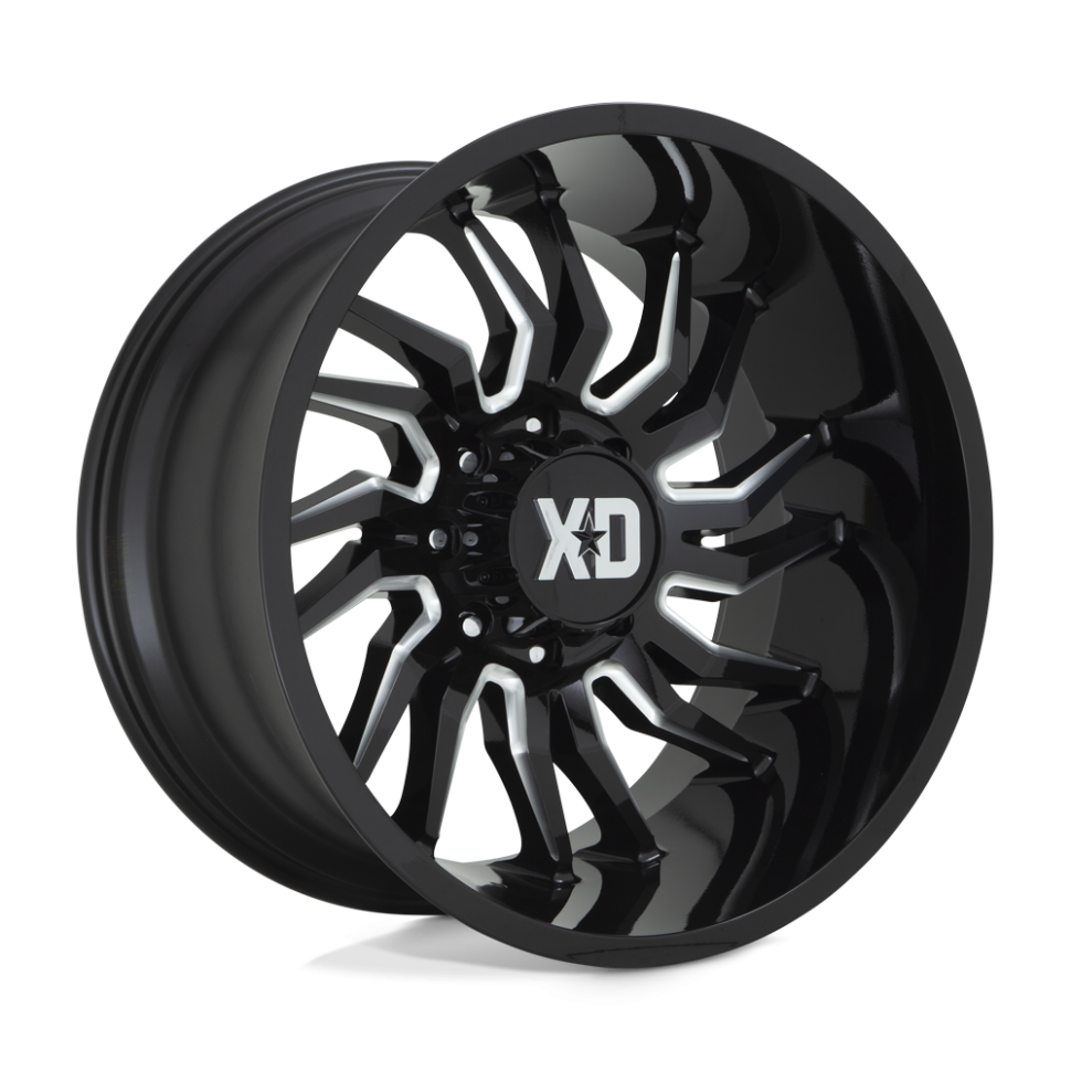 Колісний диск XD Wheels Tension Gloss Black Milled 22x10 ET-18 XD85822085318N