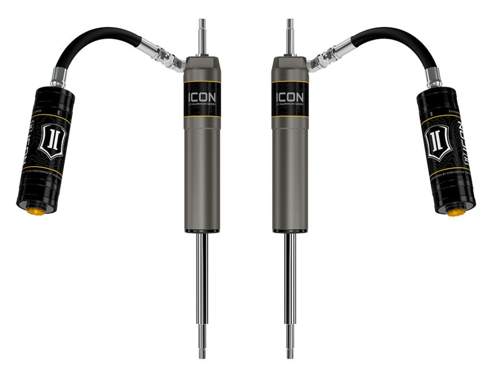 Icon Vehicle Dynamics 87842P 2.5 VS Remote Reservoir Rear Reservoir Shock Lift 0-2.5" Nissan Patrol Y61 97-23 Pair