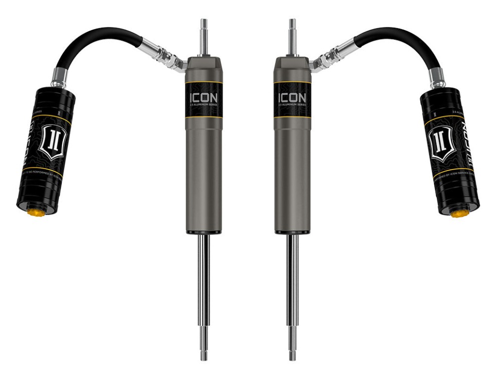 Icon Vehicle Dynamics 87842P 2.5 VS Remote Reservoir Rear Reservoir Shock Lift 0-2.5" Nissan Patrol Y61 97-23 Pair