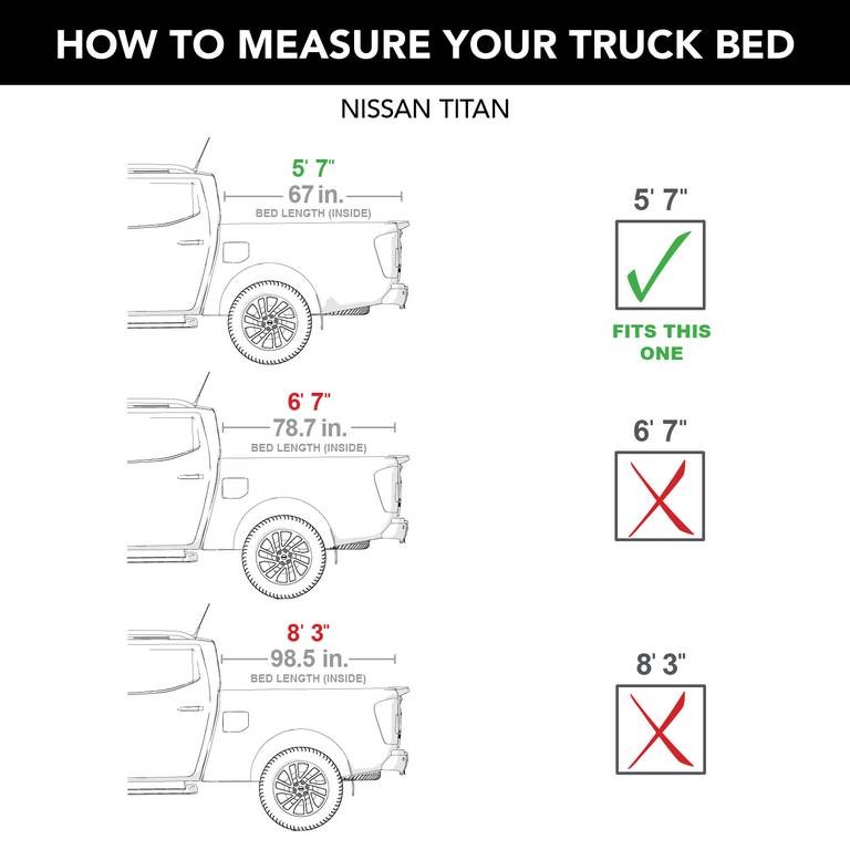 М'яка ролета багажника Nissan Titan 17-24 5'7" Pro X15 TruXedo 1497301