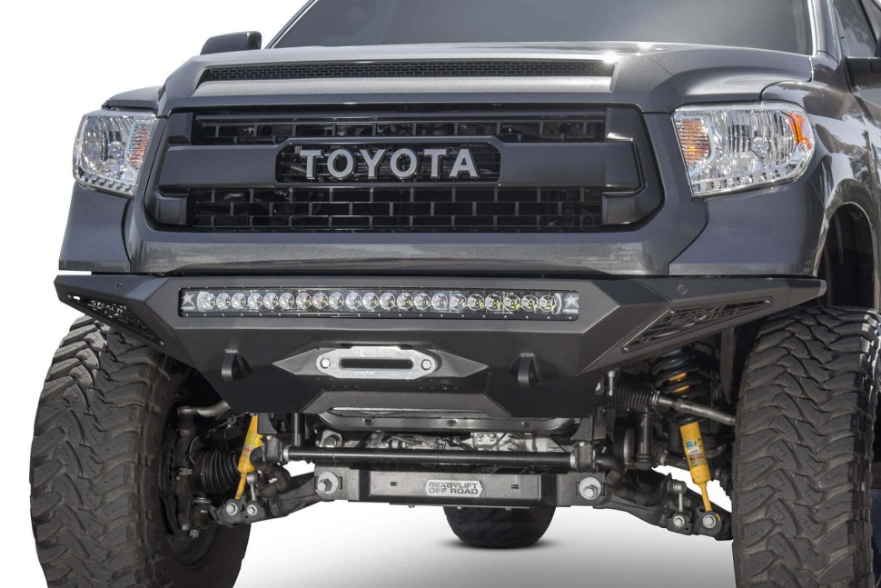 Передний бампер под лебёдку Toyota Tundra 14-21 Addictive Desert Designs F741422860103