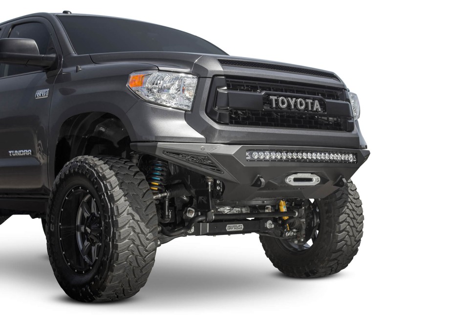Передний бампер под лебёдку Toyota Tundra 14-21 Addictive Desert Designs F741422860103